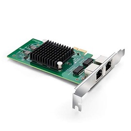 Equivalent to Intel E1G42ET, 1.25G Gigabit Ethernet Converged Network Card (NIC),with Intel 82576 Chip, Dual RJ45 Copper Ports, PCI Express 2.0 X1