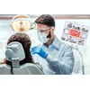 100 piezas dentales de 35 μm de metal contorneado seccional