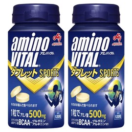 Amino Vital Tablet Sports 120 tablets / 아미노바이탈 태블릿 스포츠 120정x2개 아미노산 BCAA 글루타민 아르기닌 배합 아지노모토, 2개, 120정