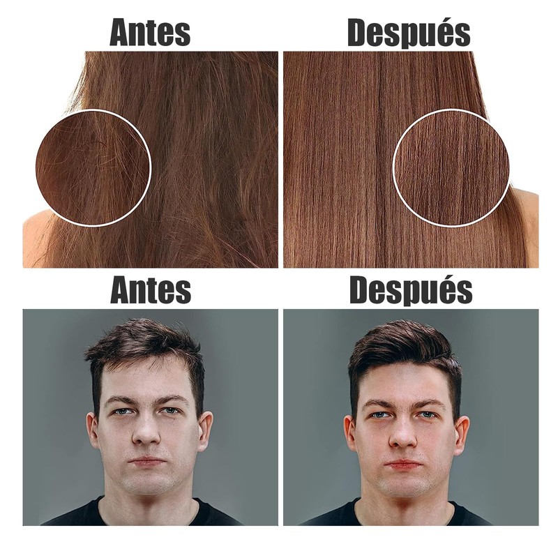 5 Peines de Peinado para Hombre, Herramienta de Peluquería Peine