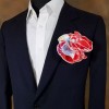 Vavra's NEW - Men's 2-in-1 Pouf Round Pocket Square -