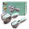 Set Includes 2 Adjustable Measuring Spoons for Liquids and Food,