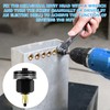 Set of 6 Rivet Nuts Rivets Set, Interchangeable Nut Parts,