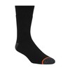 Weatherproof Men's 5 Pack Thermal Crew Socks, Black Traditional, 10-13