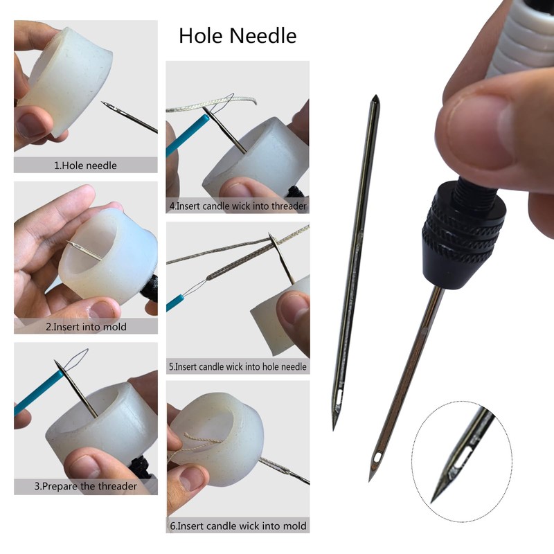 DiaWiew Beginners Candle Making Kit for Adults, Wick Needle for