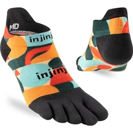 Injinji RUN LIGHTWEIGHT NO-SHOW ARTIST DESIGNED PLUMAS S, multicoloured