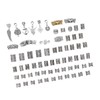 106pcs Dreadlocks Hair Rings Alloy Different Shapes Exquisite Patterns Hair