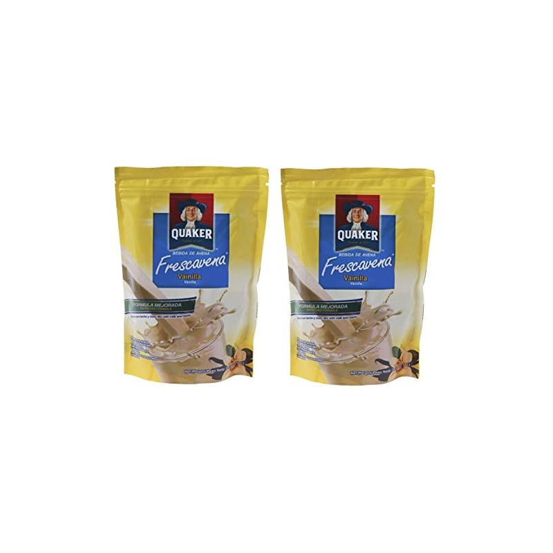 QUAKER Frescavena Vainilla 2 Pack | Oat Meal Mix Vanilla