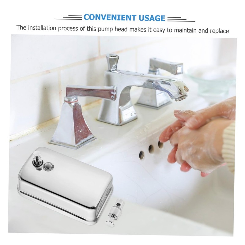 iplusmile Liquid Soap Dispenser Replacement Pump for Wall-Mounted Units Compatible