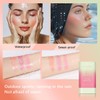 PH Color Changing Blush Stick, Multi-purpose Makeup Hydrating Blush Stick,