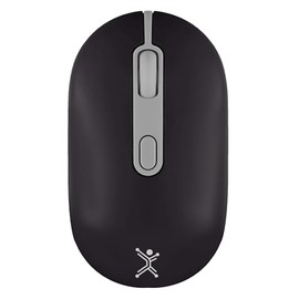 PERFECTCHOICE Mouse Recargable 2.4GHz Bluetooth Clic Silencioso Colori (Negro)