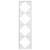 Kopp Malta 309413062 Cover Frame for 4 Sockets for Vertical