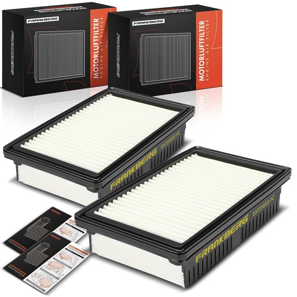 Frankberg 2x Luftfilter Kompatibel mit Bayon BC3 1.0L 1.2L Benzin