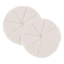 SAFIGLE 2Sets Makeup Sponges Small Non Wedge Powder for Foundation Application Dry Wet Use for Natural Blending Convenient Compact Design