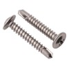 Stainless Steel Wafer Head Self Drilling Screws #10 x 1-1/4"