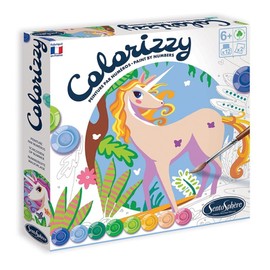 Sentosphère Colorizzy Paint-by-Number Kits (Unicorns)