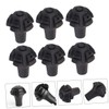 SUPVOX 6pcs Crutch Foot Covers Trekking Cane Protectors for Enhanced