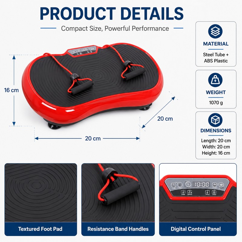 Vibration Plate Exercise Machine for Home Workouts – Whole Body