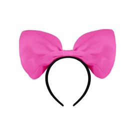 Big Bow Headbands for Women Girls Bowknot Christmas Hair Accessories for Thick Fine Hair Bow Hairband Bowknot Headband for Party Prom Costume Rose Red Giant Headwear for Birthday Girls Women