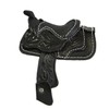2 Inch Decorative Western Saddle Black