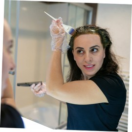 NOLITOY Hair Dye Brush Set 5pcs Hair Coloring Dye Bowl Board for Salon Diy Hair Dyeing Bowl Hair Coloring Brush for Hairdressing Accessories