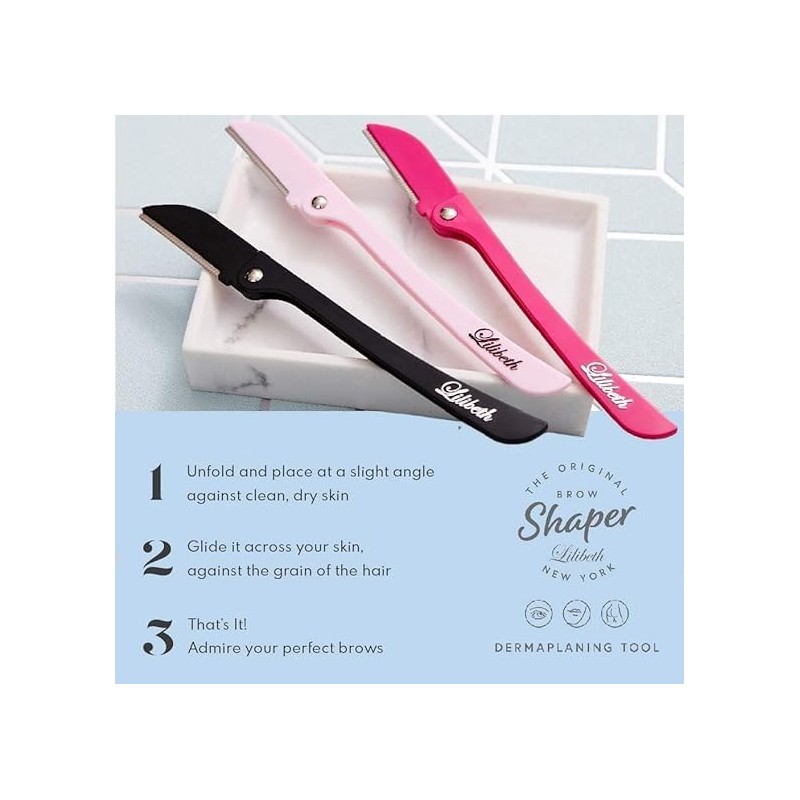 Lilibeth Brow Shaper - Dermaplaning Blades for Face - Face