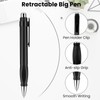 Amabro Extra Large Ballpoint Pens with 3PCS Refills Easy Grip