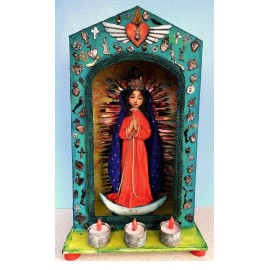 Frowning Francis Folk Art Cloth Folk Art Doll Sewing Pattern "Lady of Guadalupe Shrine" By Susan Barmore