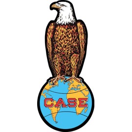 Case "Old Abe" Eagle Farm Machinery Plasma Cut Metal Sign