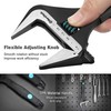 DURATECH 8-Inch Adjustable Wrench, Wide Jaw Opening Black Oxide Finish