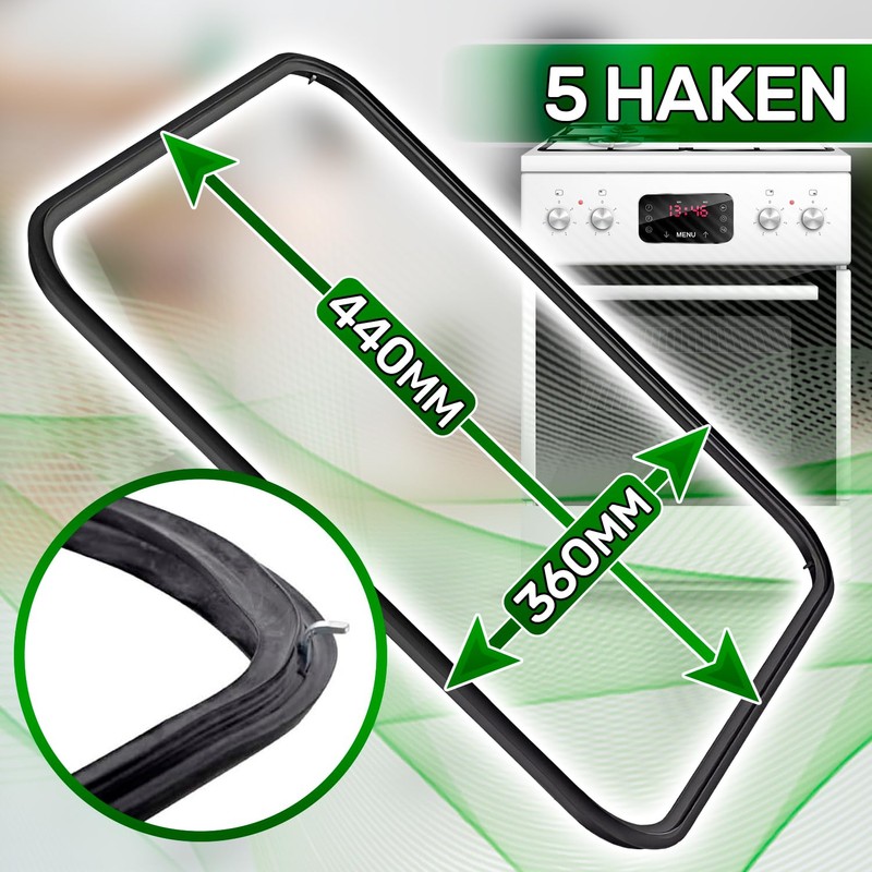 Rubber Oven Seal Universal 440 x 360 mm with Original