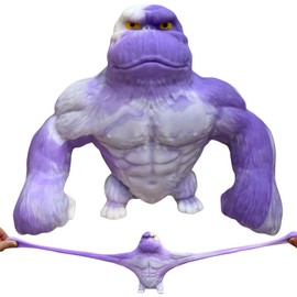 YHan Super Stretchy Gorilla Fidget Toy (Purple) Stretchy Monkey - Funny, Squishy & Perfect to Squeeze for Stress Relief, Trending Collectible Sensory/Fidget Toy - Ideal Gift for Kids