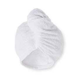 Catherine Lansfield Quick Dry Cotton Turbie Head Towel White
