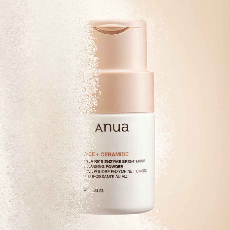 Anua Rice Enzyme Brightening Cleansing Powder 40g Set (+Pack Brush)