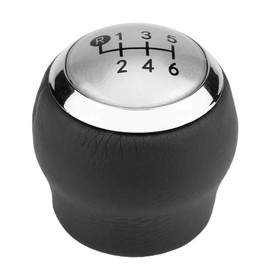 Qiilu 6 Speed Car Gear Shift Knob Head