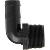 Banjo HB125/100-90 Polypropylene Hose Fitting, 90 Degree Elbow, 1-1/4" NPT