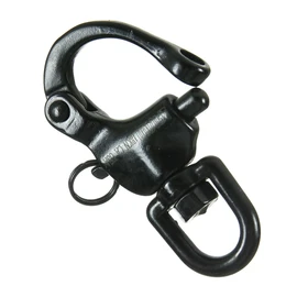 Fusion Climb Quick Release Swivel Snap Shackle, Black