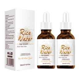 PTOSYAPE 60ml Rice Water Serum for Hair Growth, Anti-Hair Loss (2pcs)
