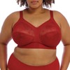 GODDESS Women's Verity Wireless Soft Cup Bra, Haute Red, 36G
