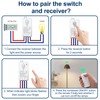 NineLeaf Wireless Remote Control Light Switch, Wireless Light Switch Kit