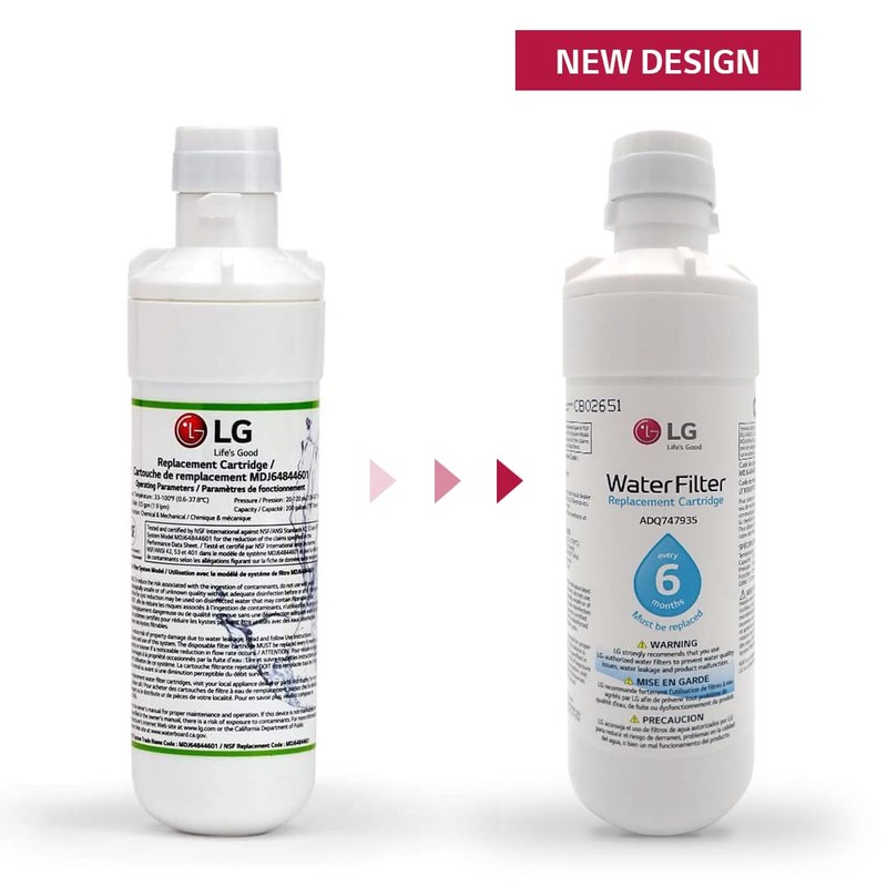 (2 Pack) LG Genuine LT1000P ADQ74793501 MDJ64844601 Replacement Fridge Water