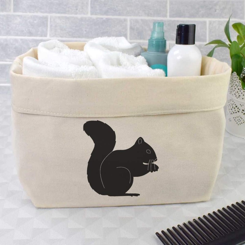 Large 'Squirrel' Canvas Organiser/Storage Bag (OR00002094)