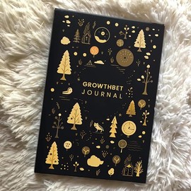 GrowthBet Bullet Journal – Transform Your Goals into Reality | Handmade, Undated, Multi-Sectioned | Perfect for Productivity, Self-Growth & Wellness