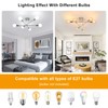 Comely Modern 6-Light Sputnik Chandelier Ceiling Lights, Adjustable Semi-Flush Mount
