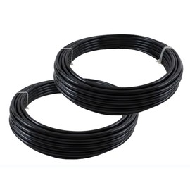 Mytee Products Air Brake Tubing Kit - (1/4" x 100', 3/8" x 100') Black SAE J844 Nylon DOT Compliant| Pneumatic Nylon Air Line Hose for Air Brake System