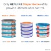 Diaper Genie Essentials 4 Pack Refills Unscented 320 Count Odor
