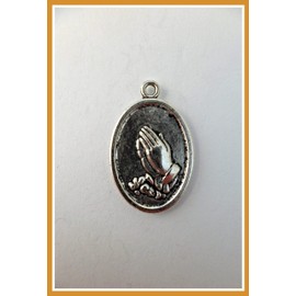 Silver Plated Necklace St Anthony of Padua Patron Saint Pendant