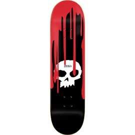 Zero Skateboards Deck Single Skull with Blood 8.5" x 32.3"