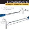Titan 85504 3-Piece Precision Pry Bar Tool Set