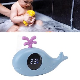 Termometro Bañera Bebe, Termometro Digital Bebe, Abdominales con linda forma de ballena Termómetro Para Bebe Termometro Digital para baño de bebé